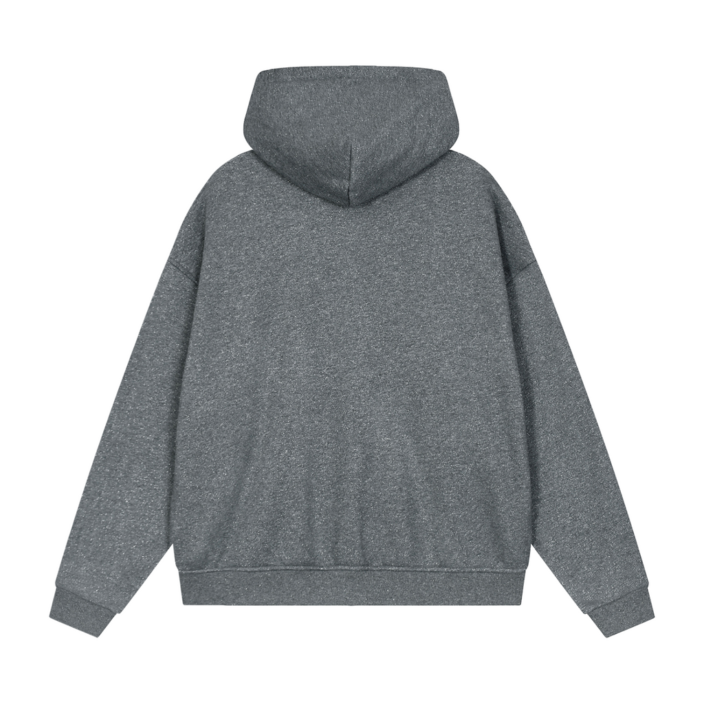 Unisex Sparkles Full Zip Boxy Hoodie