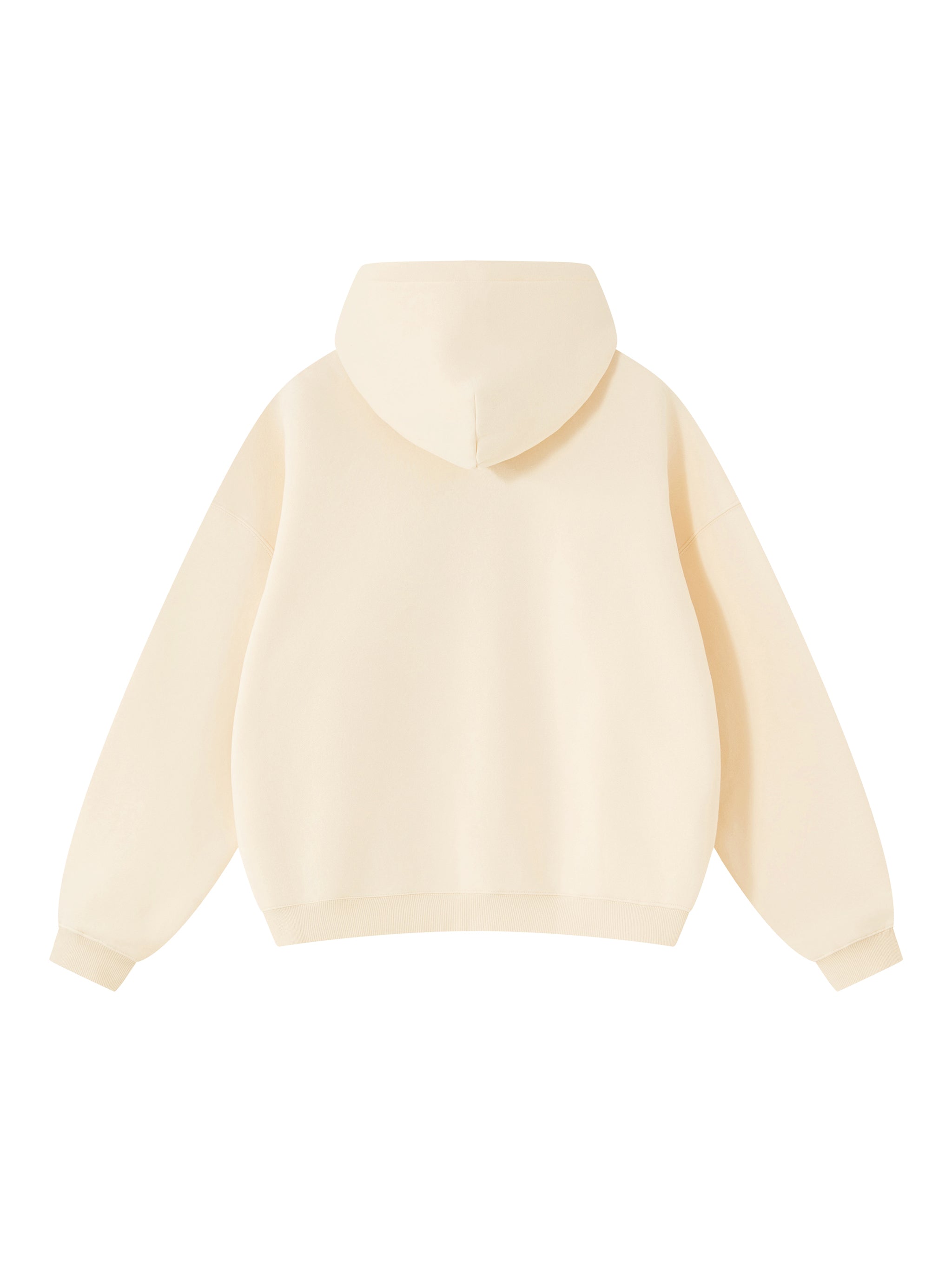 Essential Oversized Boxy Fit Fleece Hoodie