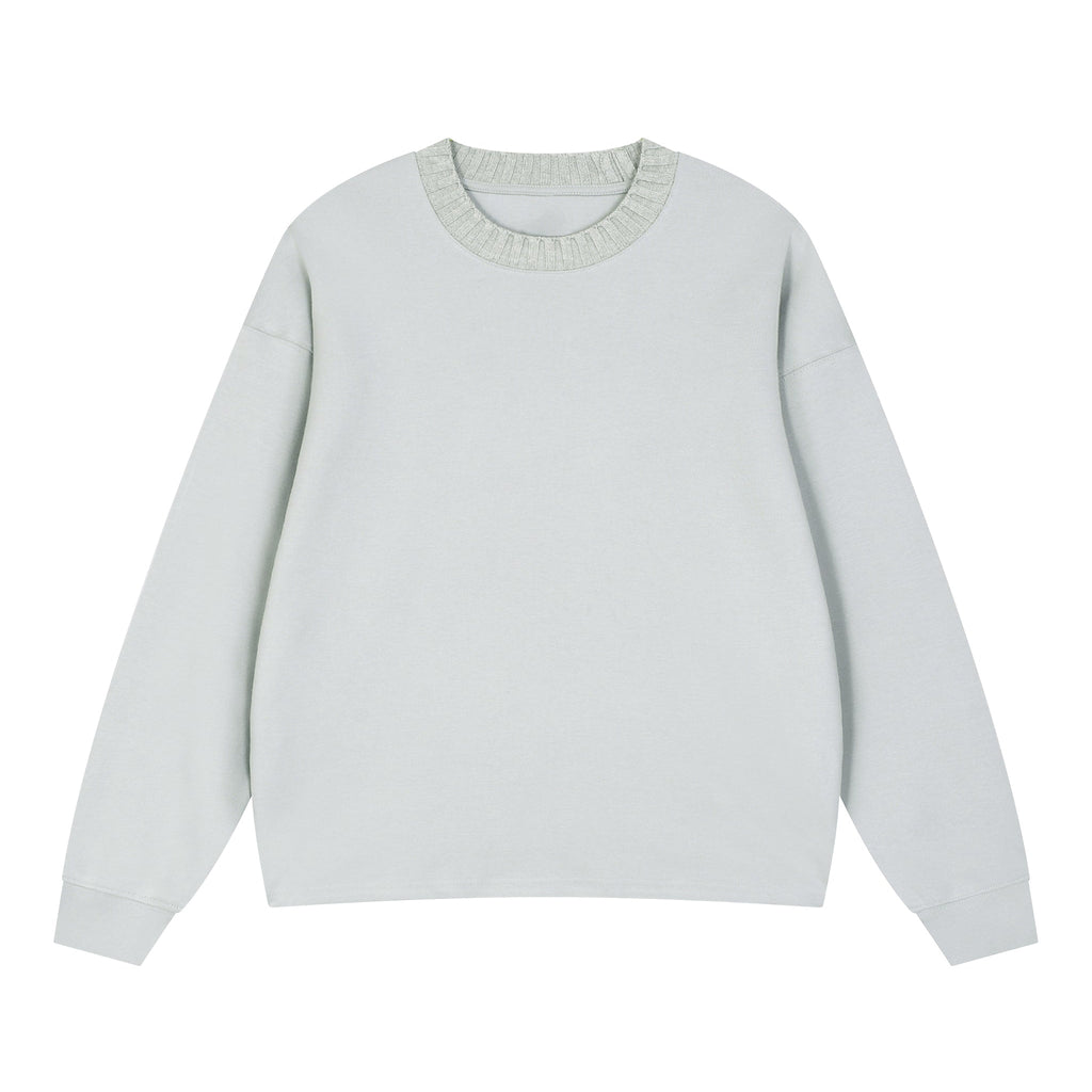 Knitted Round Neck Oversize Sweatshirt