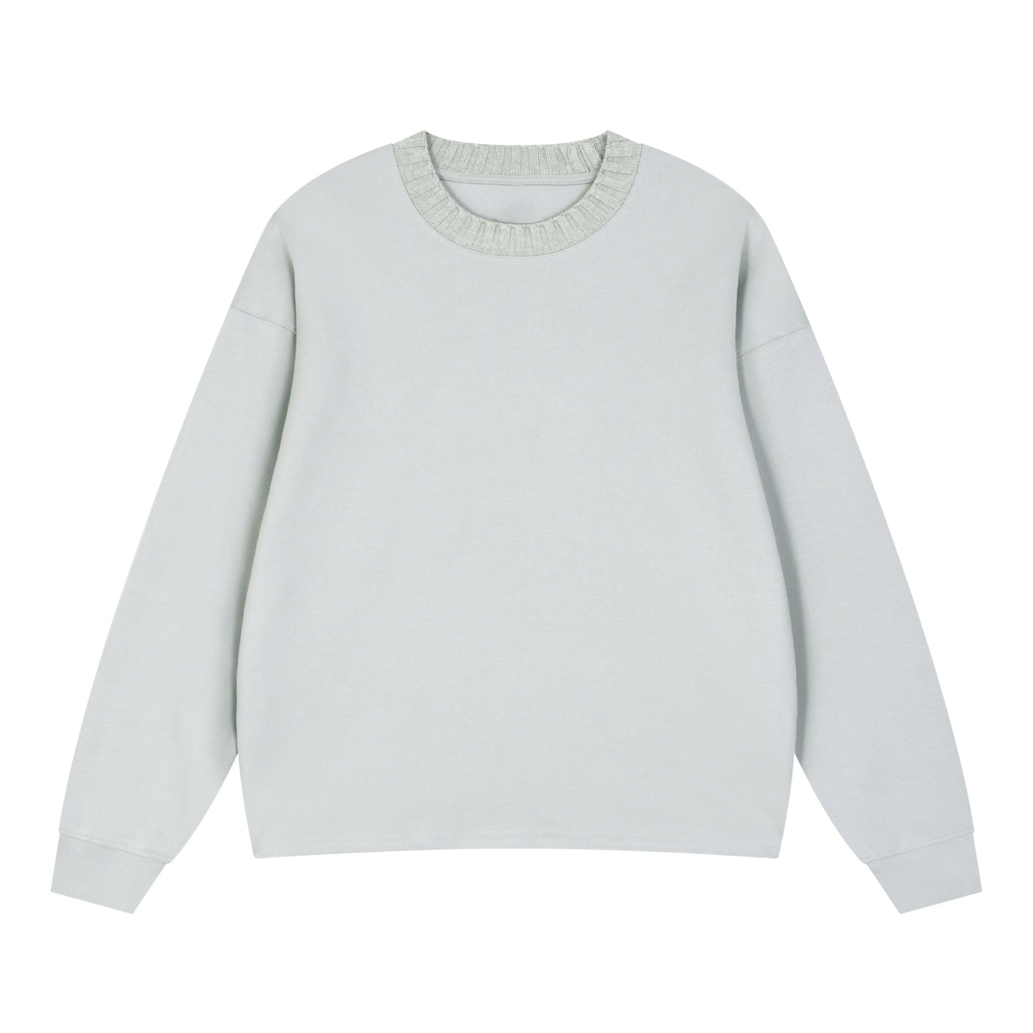 Knitted Round Neck Oversize Sweatshirt