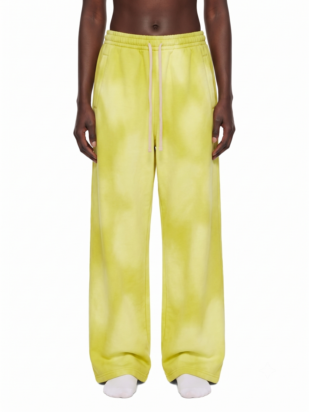 Unisex Sunfade Wide Leg Fleece Sweatpants