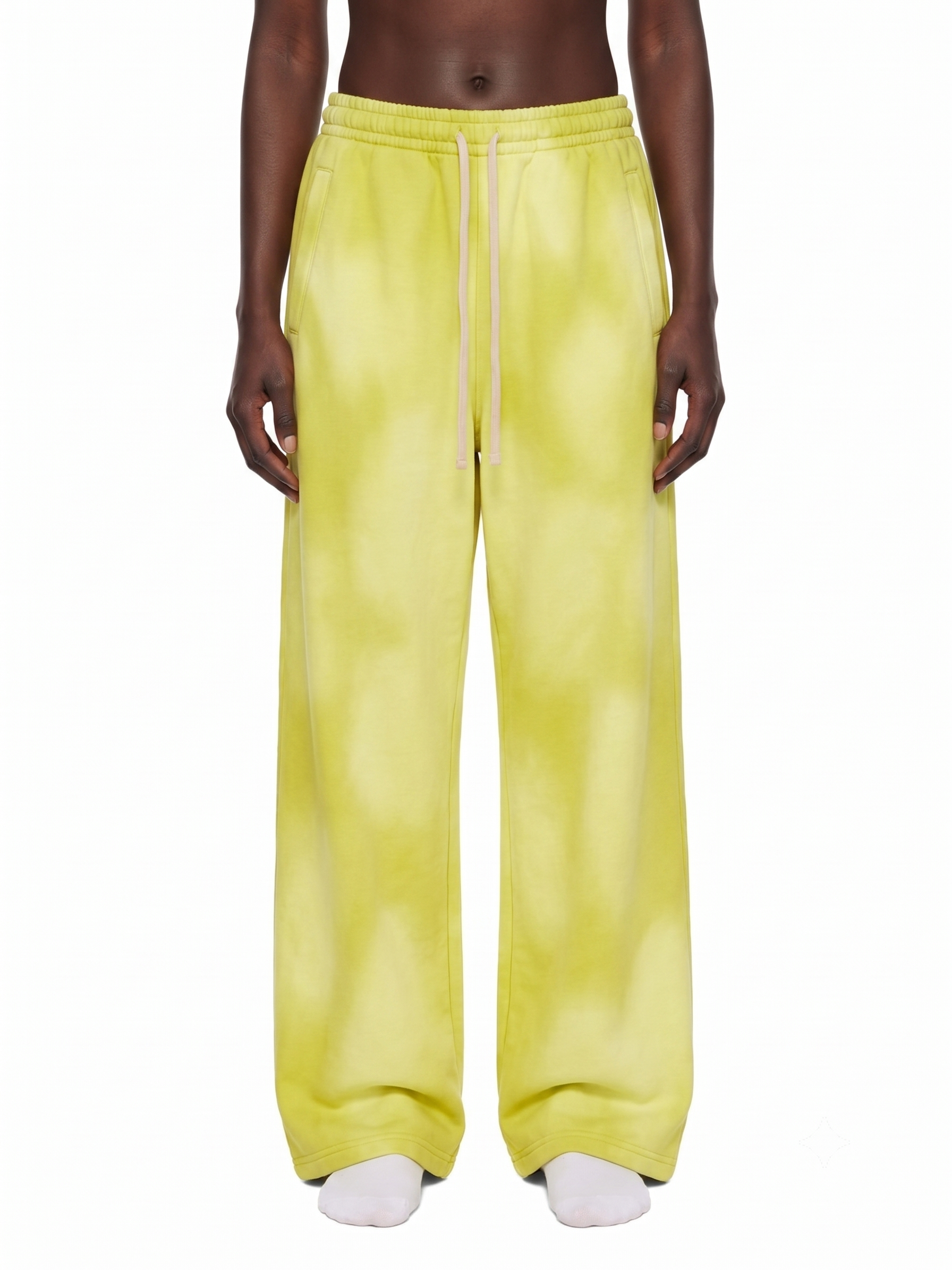 Unisex Sunfade Wide Leg Fleece Sweatpants