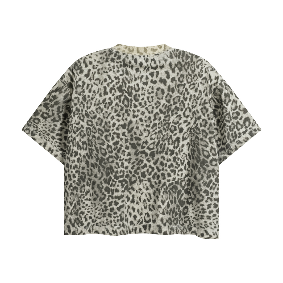 Unisex Leopard Print Boxy T-Shirt