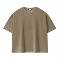 Unisex Vintage Wash Sunfade Boxy Waffle T-Shirt