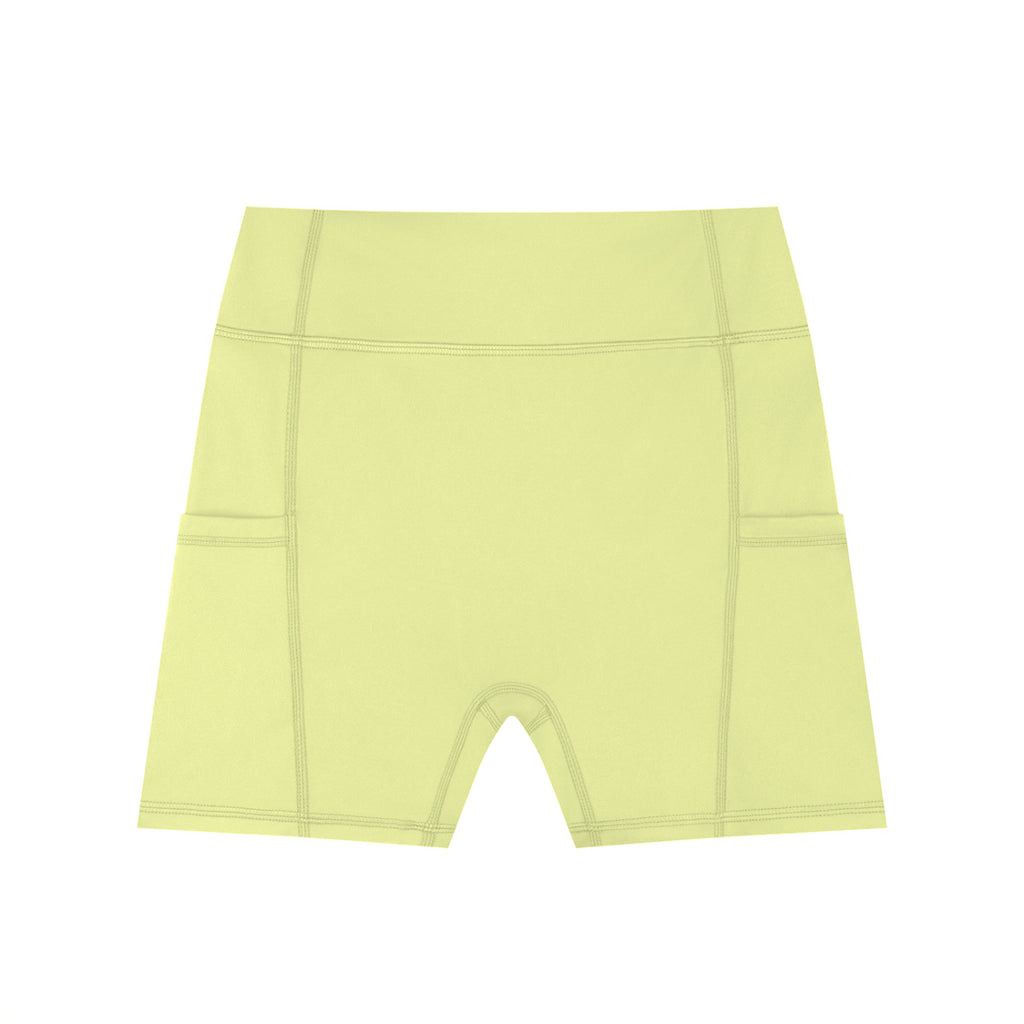 Women's High-Waisted Pocket Biker Shorts