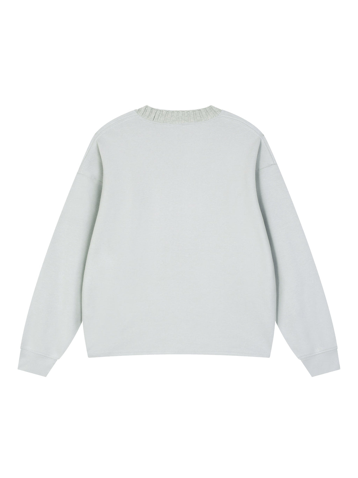 Knitted Round Neck Oversize Sweatshirt