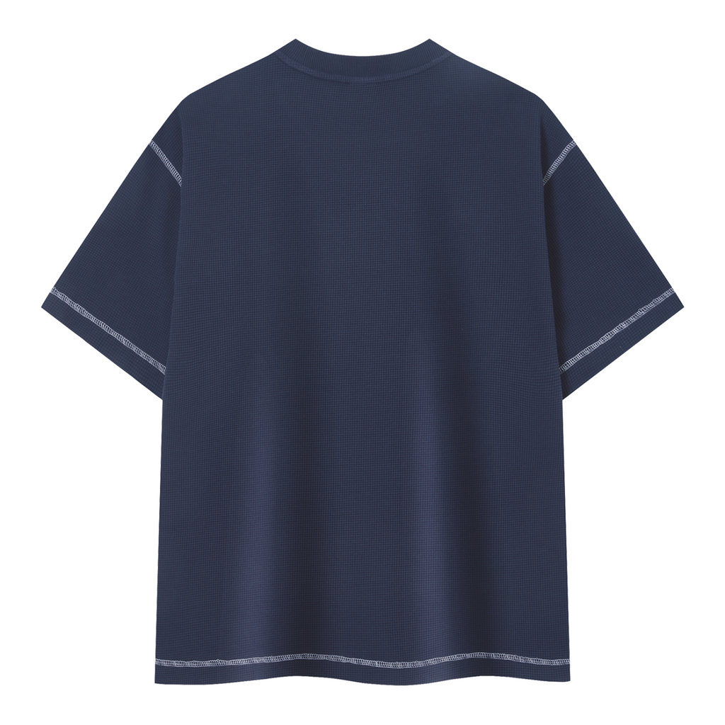 Unisex Sunfade Waffle Boxy T-Shirt