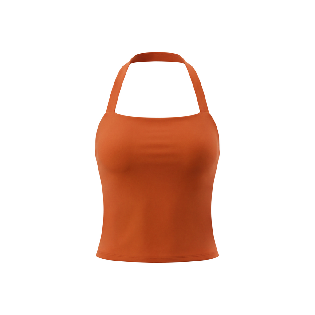 Women's Halter Crop Sports Bra