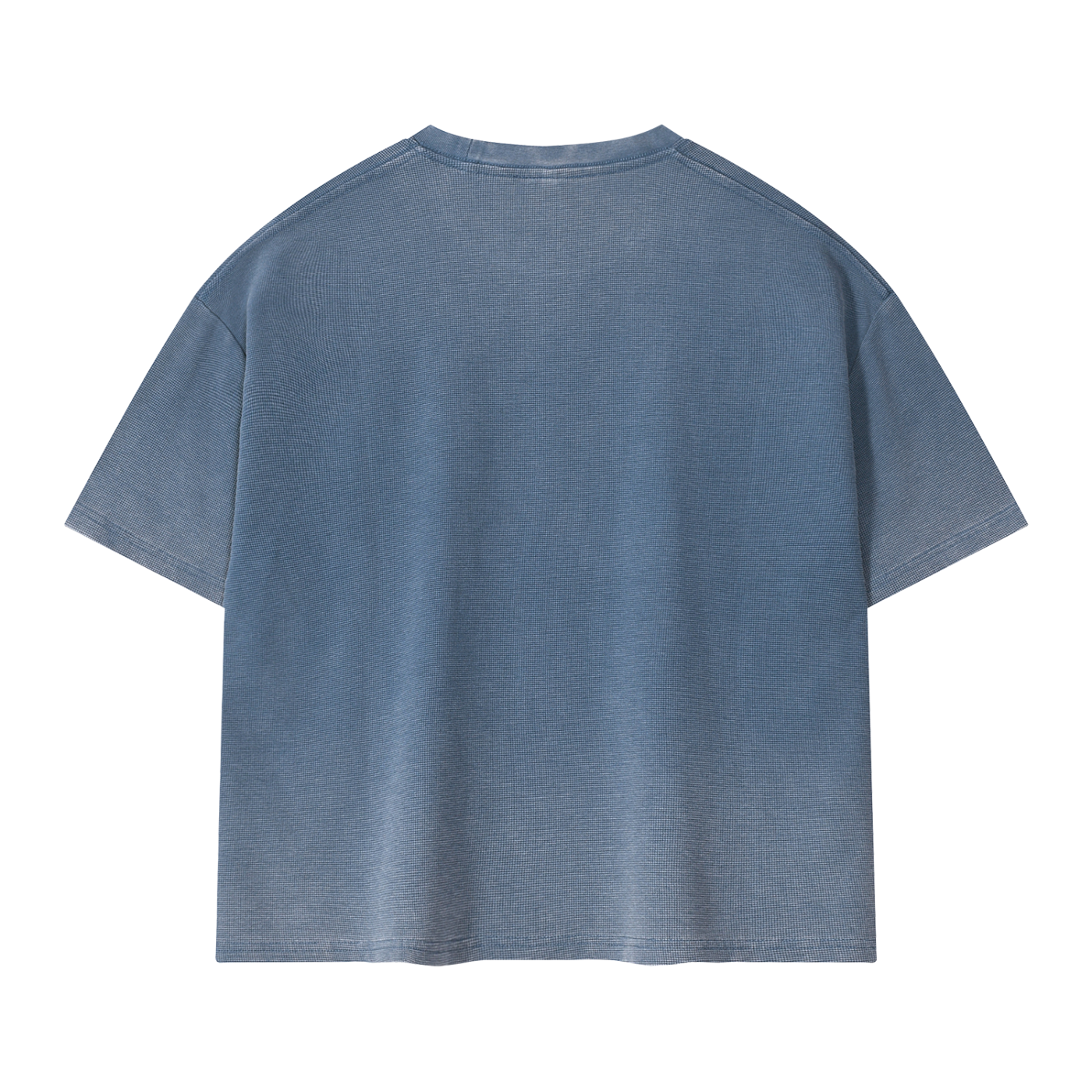 Unisex Vintage Wash Sunfade Boxy Waffle T-Shirt