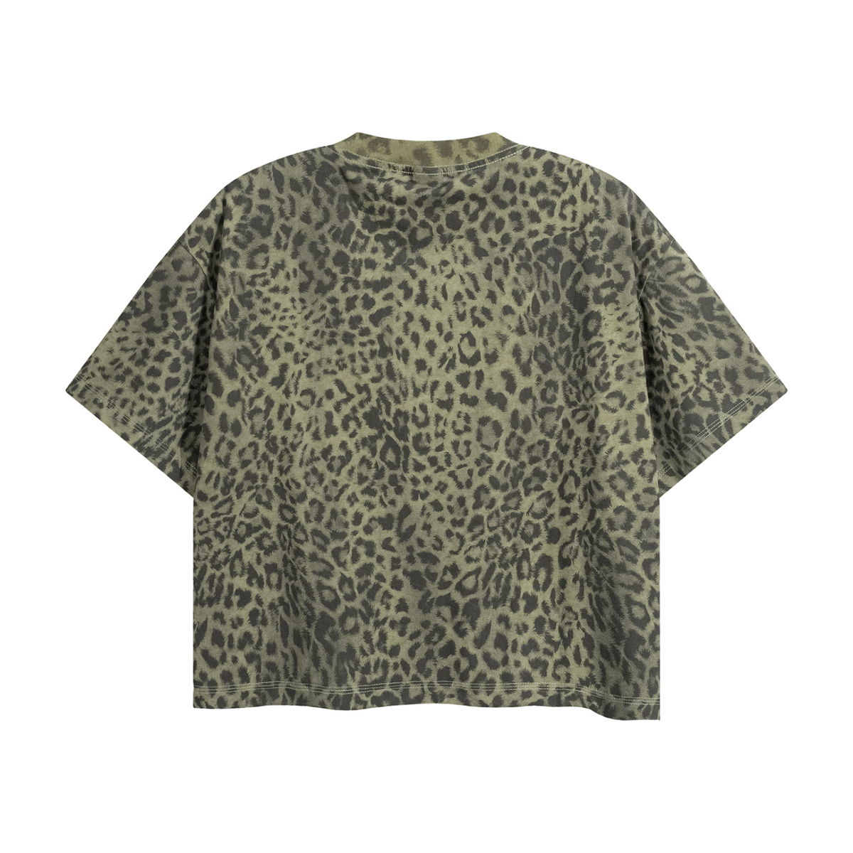 Unisex Leopard Print Boxy T-Shirt