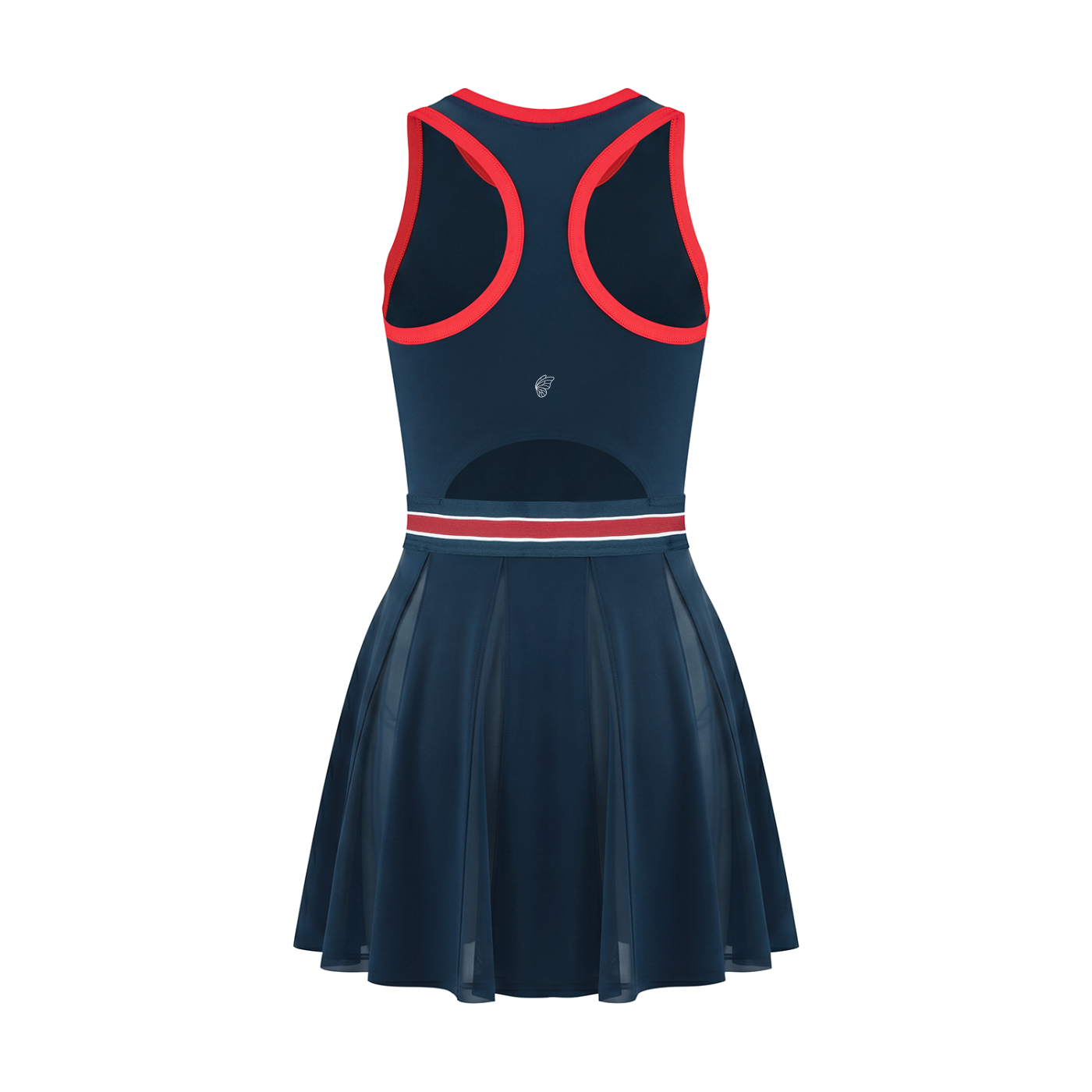 Women's Color Block A-Line Sleeveless Dress
