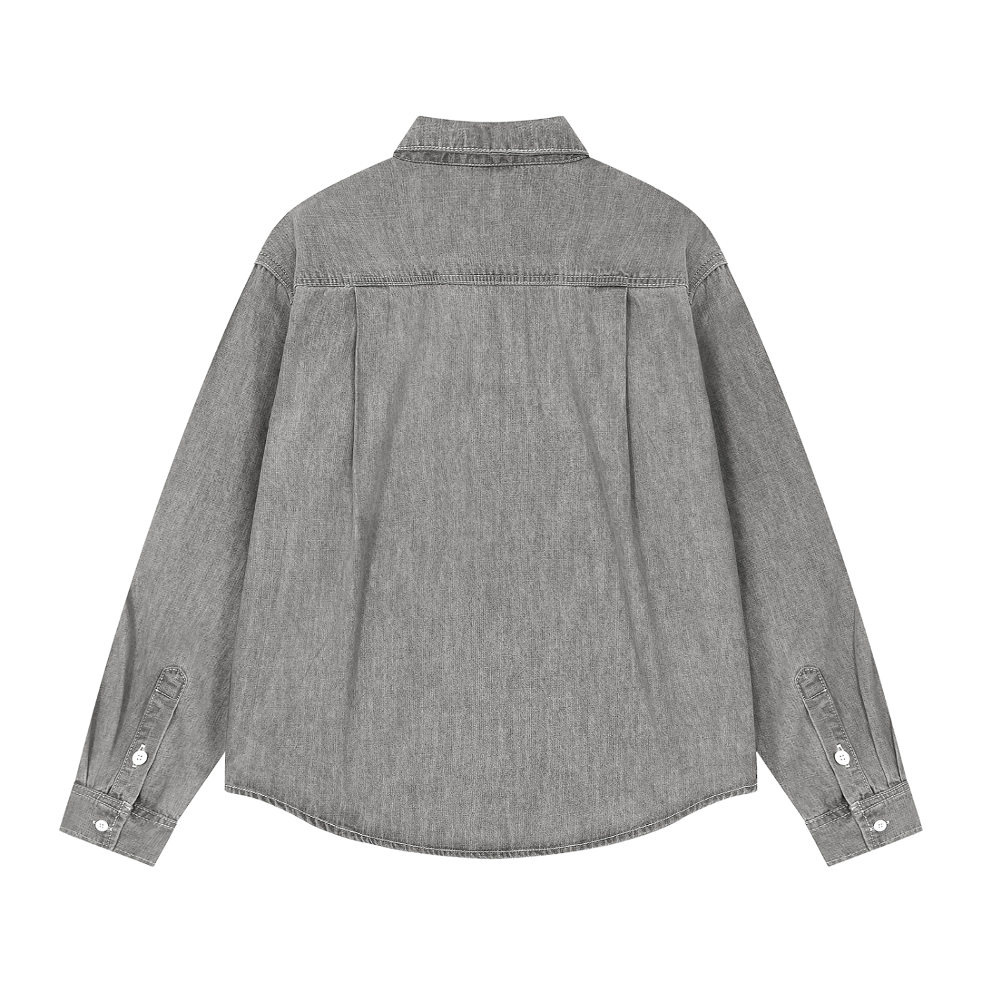 Unisex Vintage Wash Denim Shirt