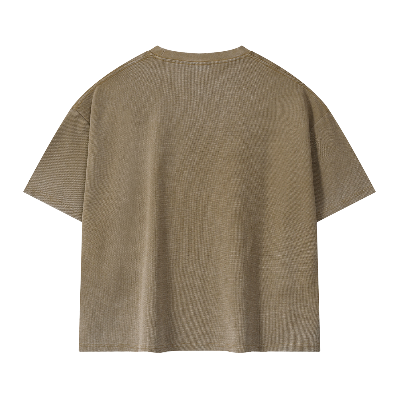 Unisex Vintage Wash Sunfade Boxy Waffle T-Shirt