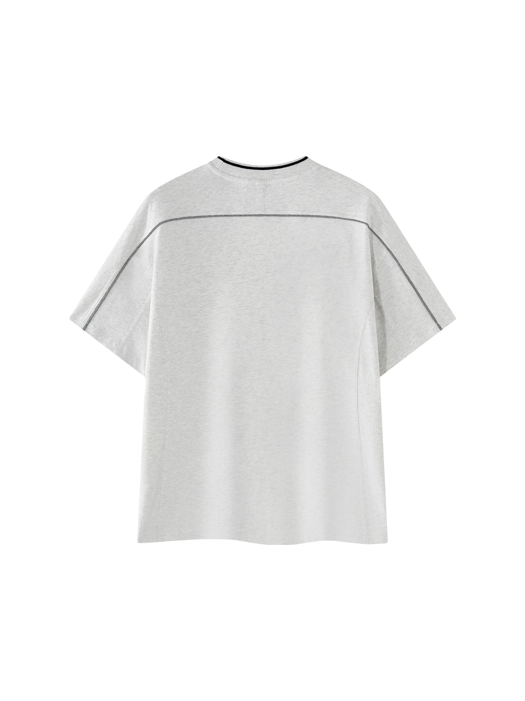 Unisex Oversized Contrast Tape T-Shirt