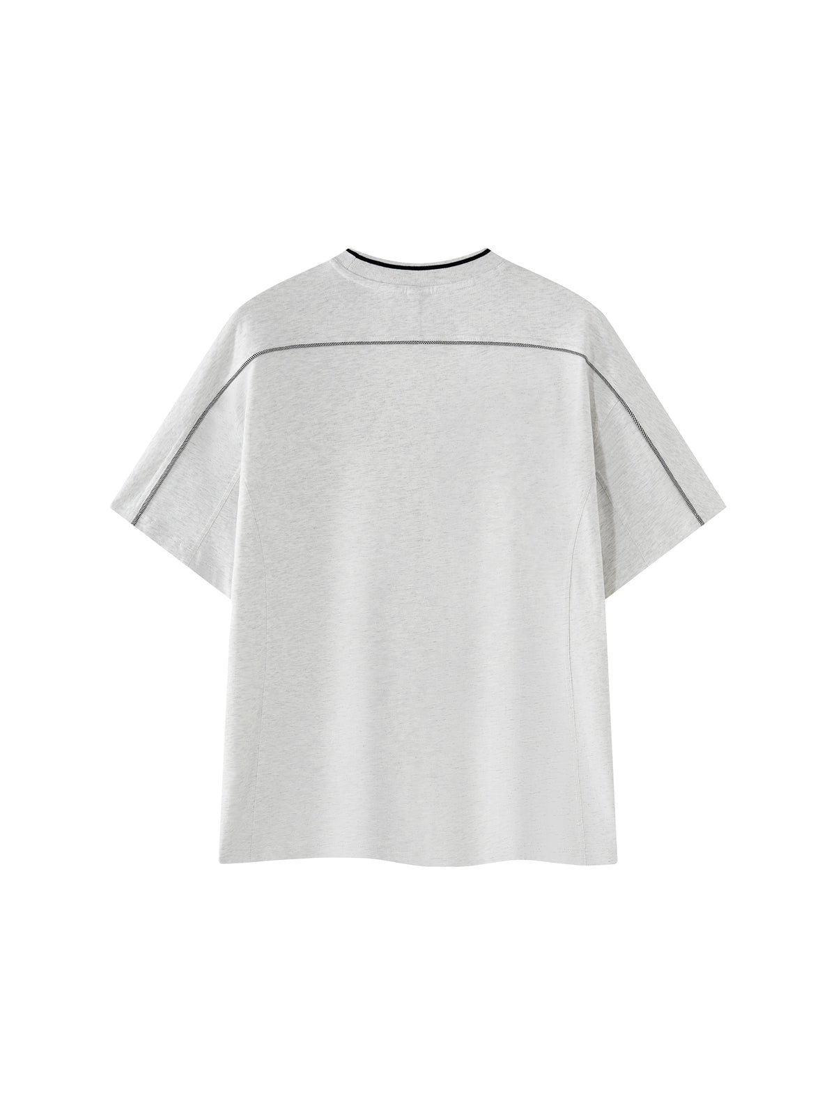 Unisex Oversized Contrast Tape T-Shirt