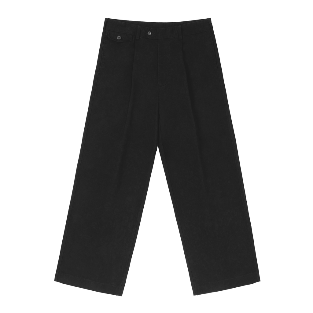 Adjustable Waist Straight-Leg Pants