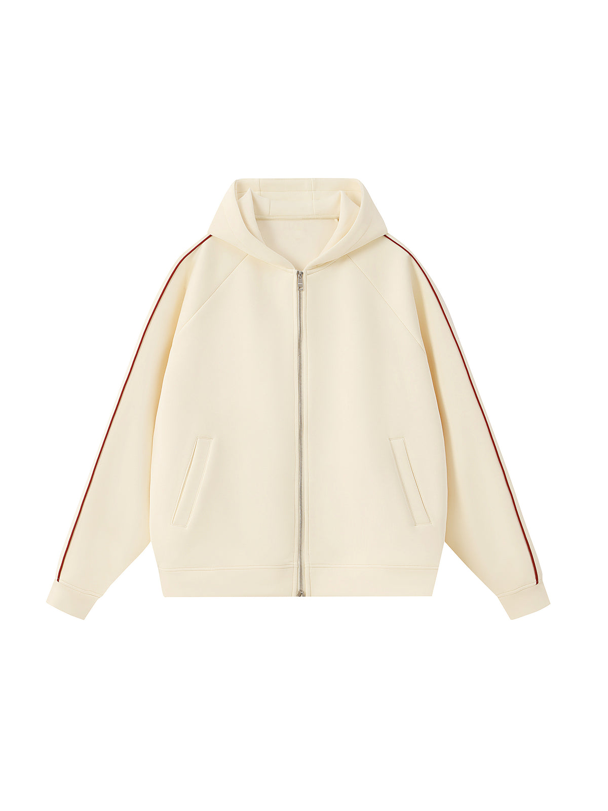 Heavyweight Raglan Sleeve Zip Hoodie