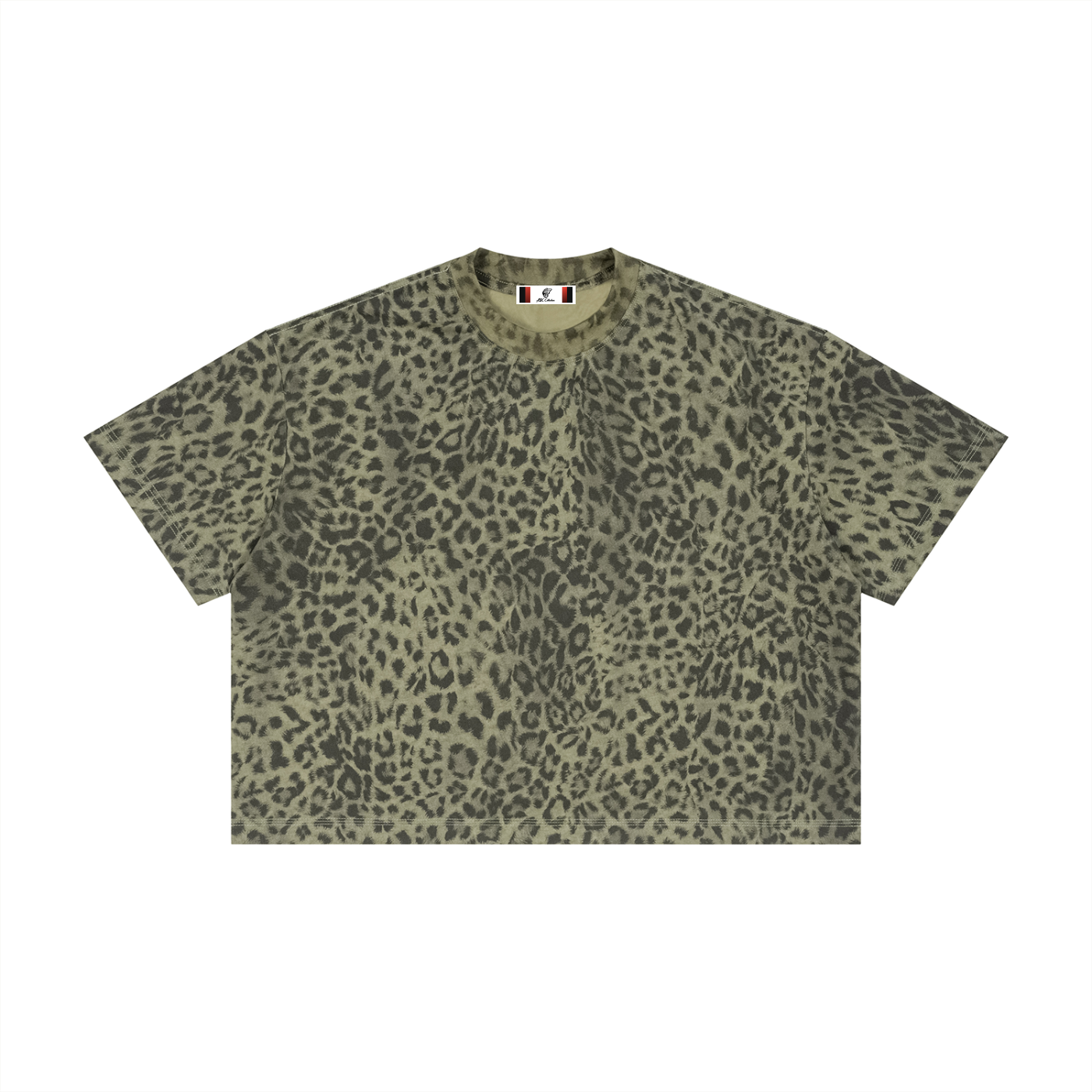 Unisex Leopard Print Boxy T-Shirt