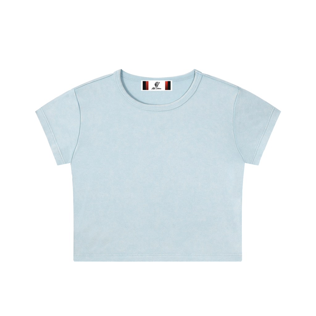 Snow Washed Crop Top