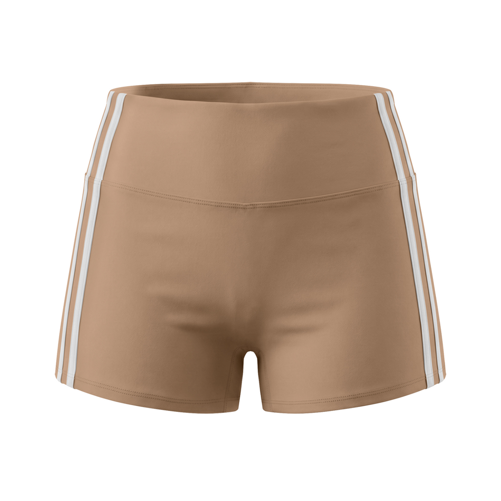 Women’s High-Waist Color Block Yoga Shorts