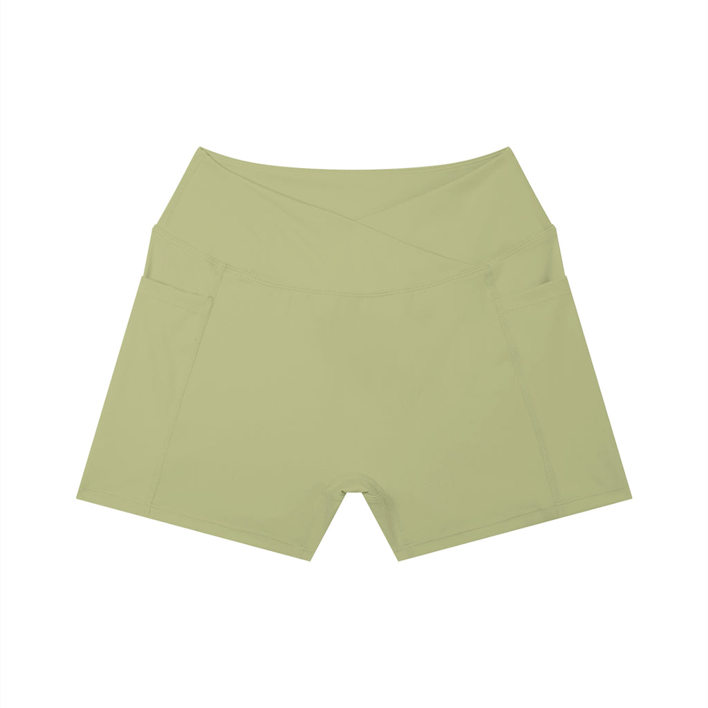 Women’s High Rise Pocket Yoga Shorts