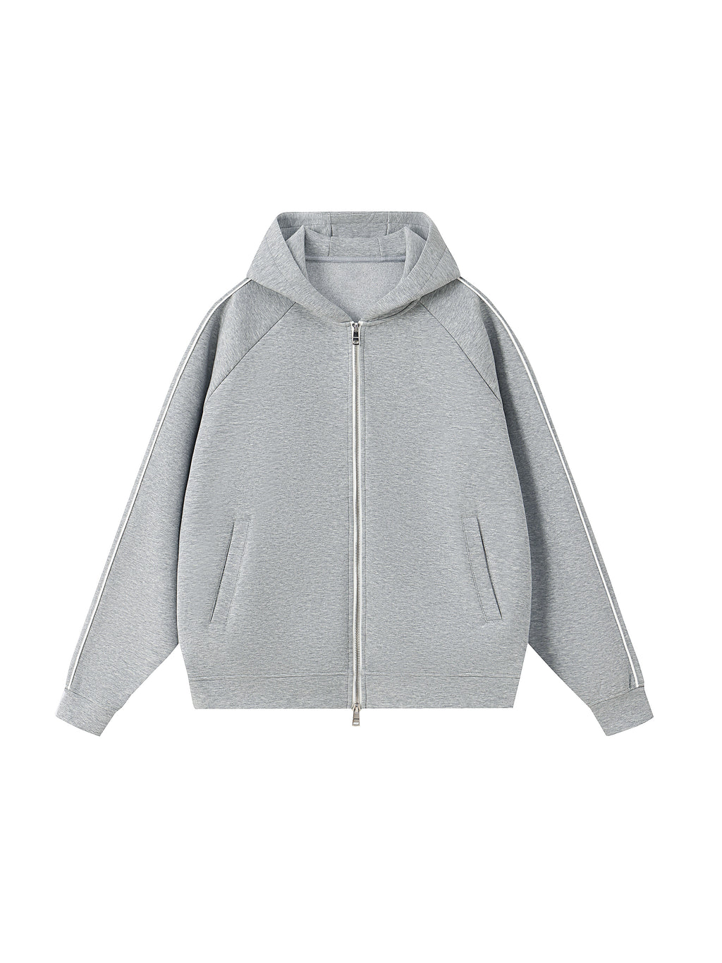 Heavyweight Raglan Sleeve Zip Hoodie