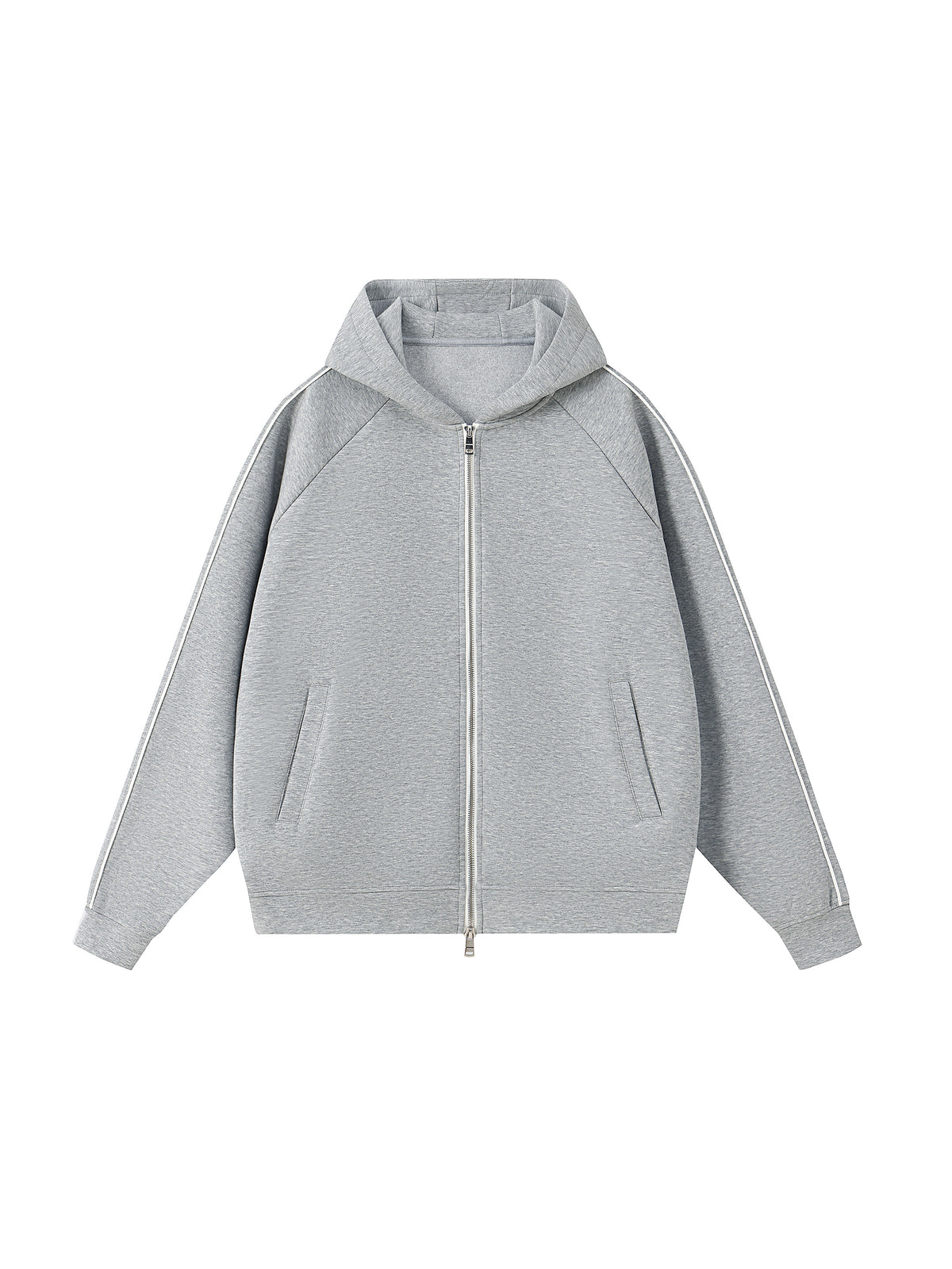 Heavyweight Raglan Sleeve Zip Hoodie