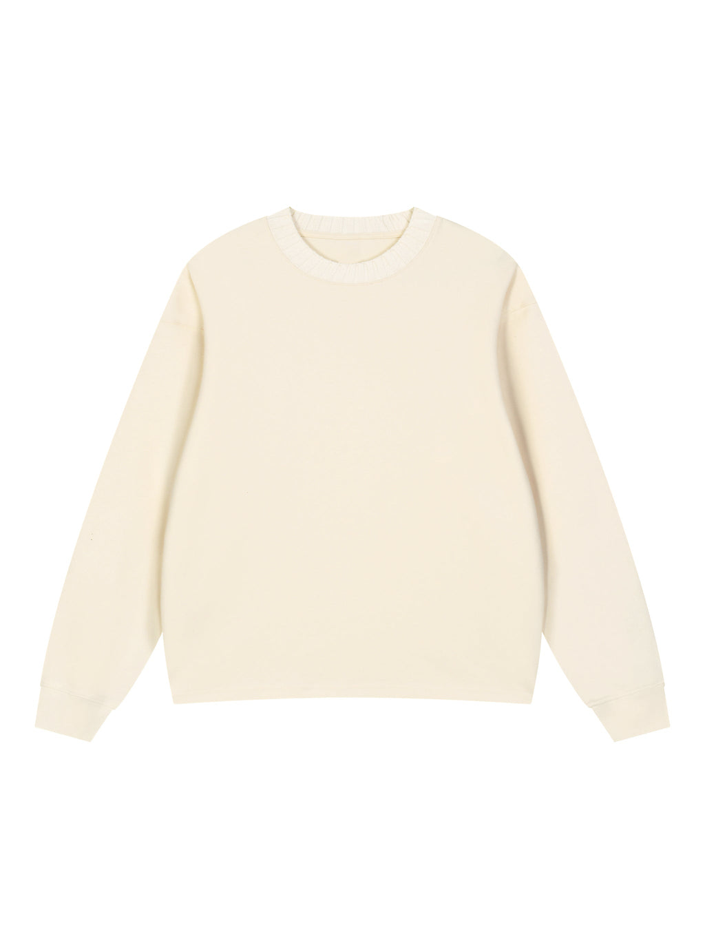 Knitted Round Neck Oversize Sweatshirt