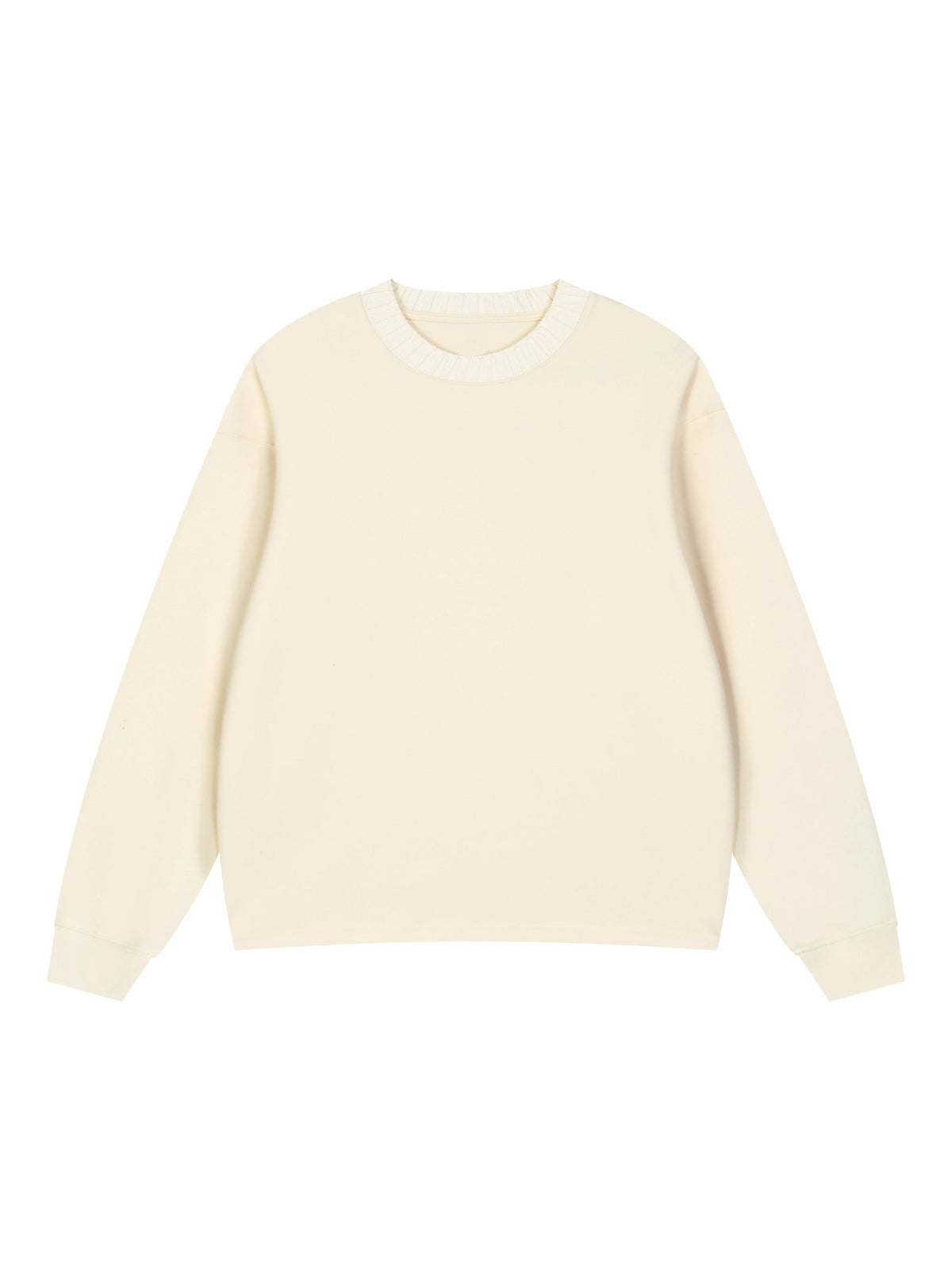 Knitted Round Neck Oversize Sweatshirt