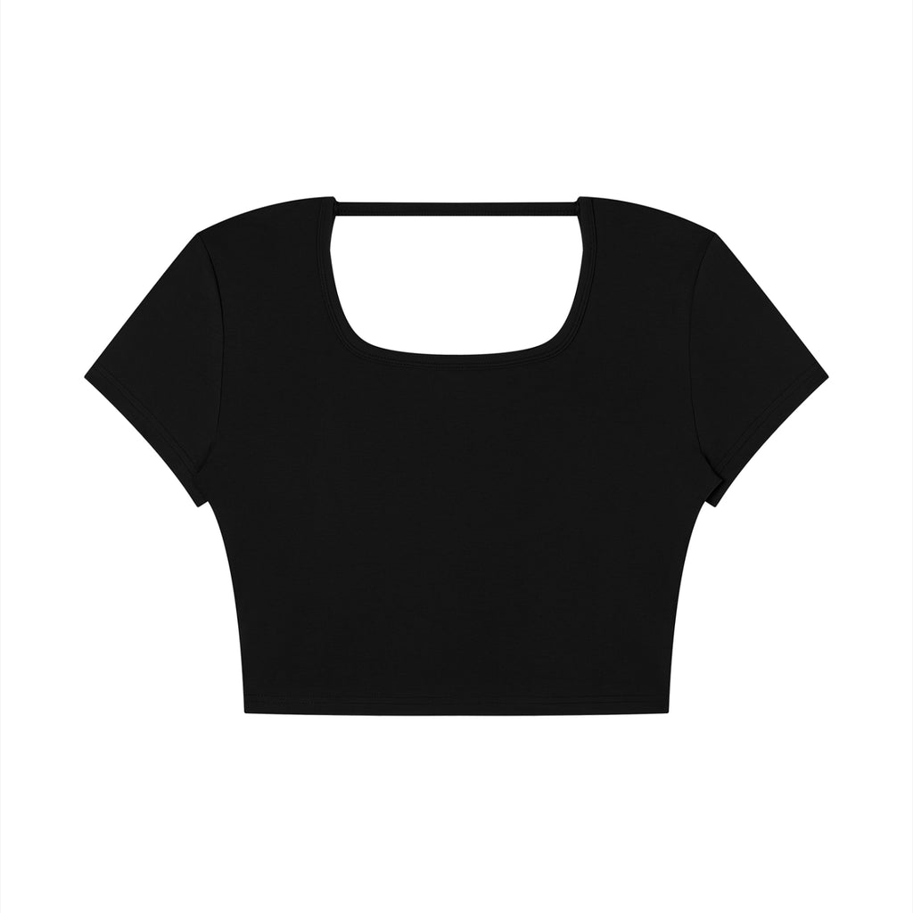 Women's Square Neck Crop T-Shirt