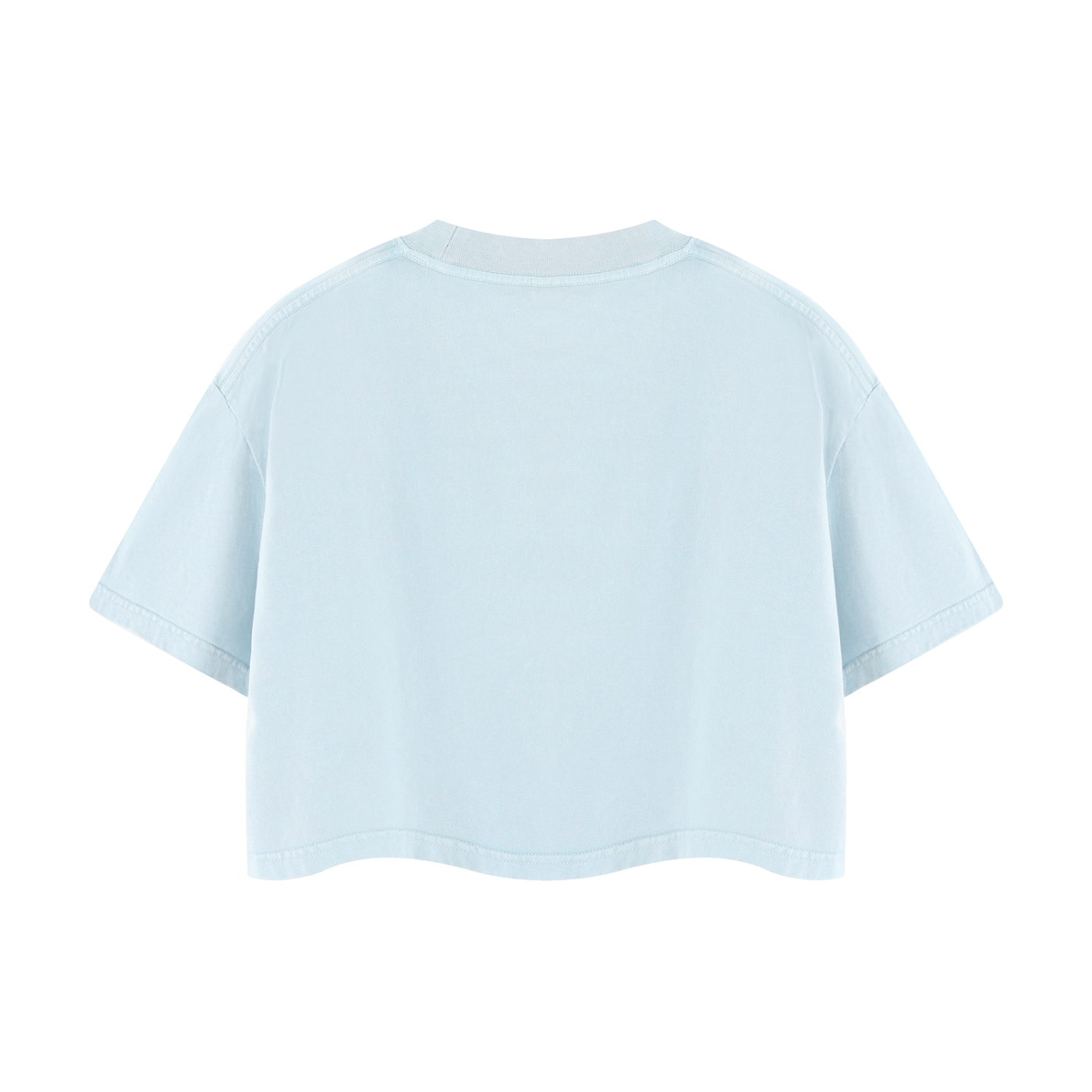 Women's Mineral Wash Cotton Crop T-Shirt