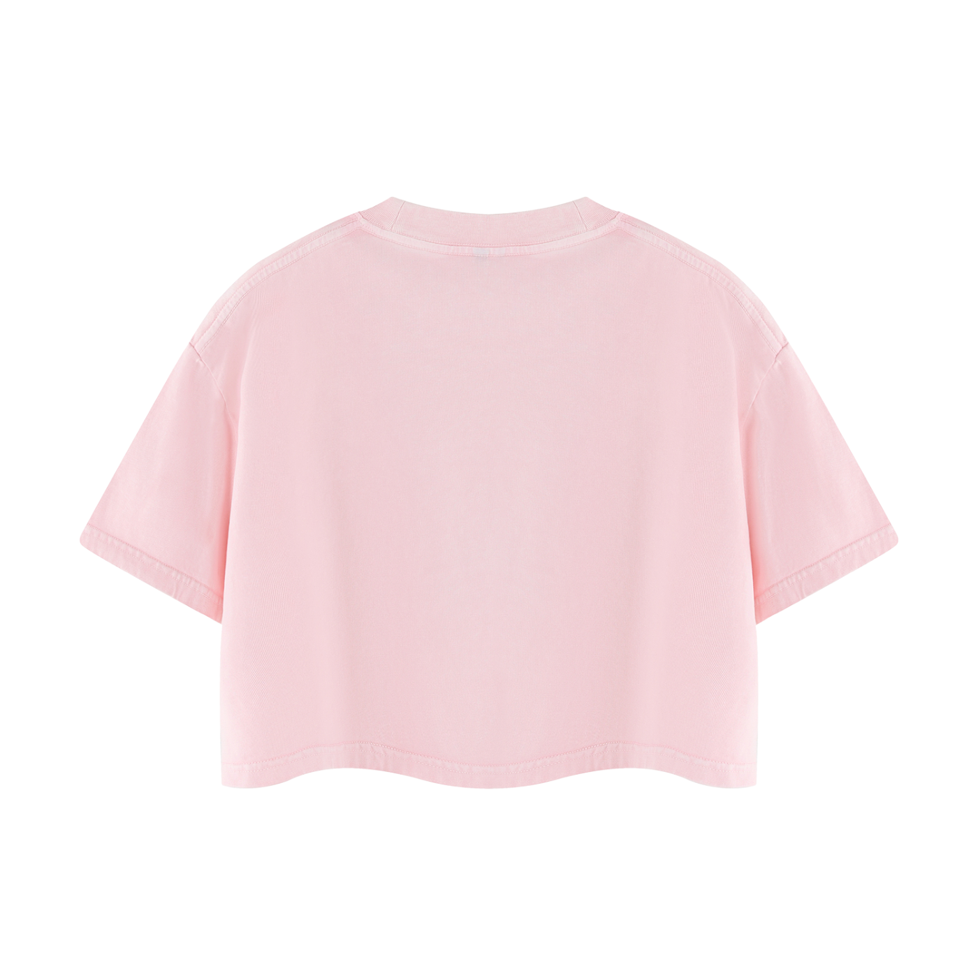 Women's Mineral Wash Cotton Crop T-Shirt