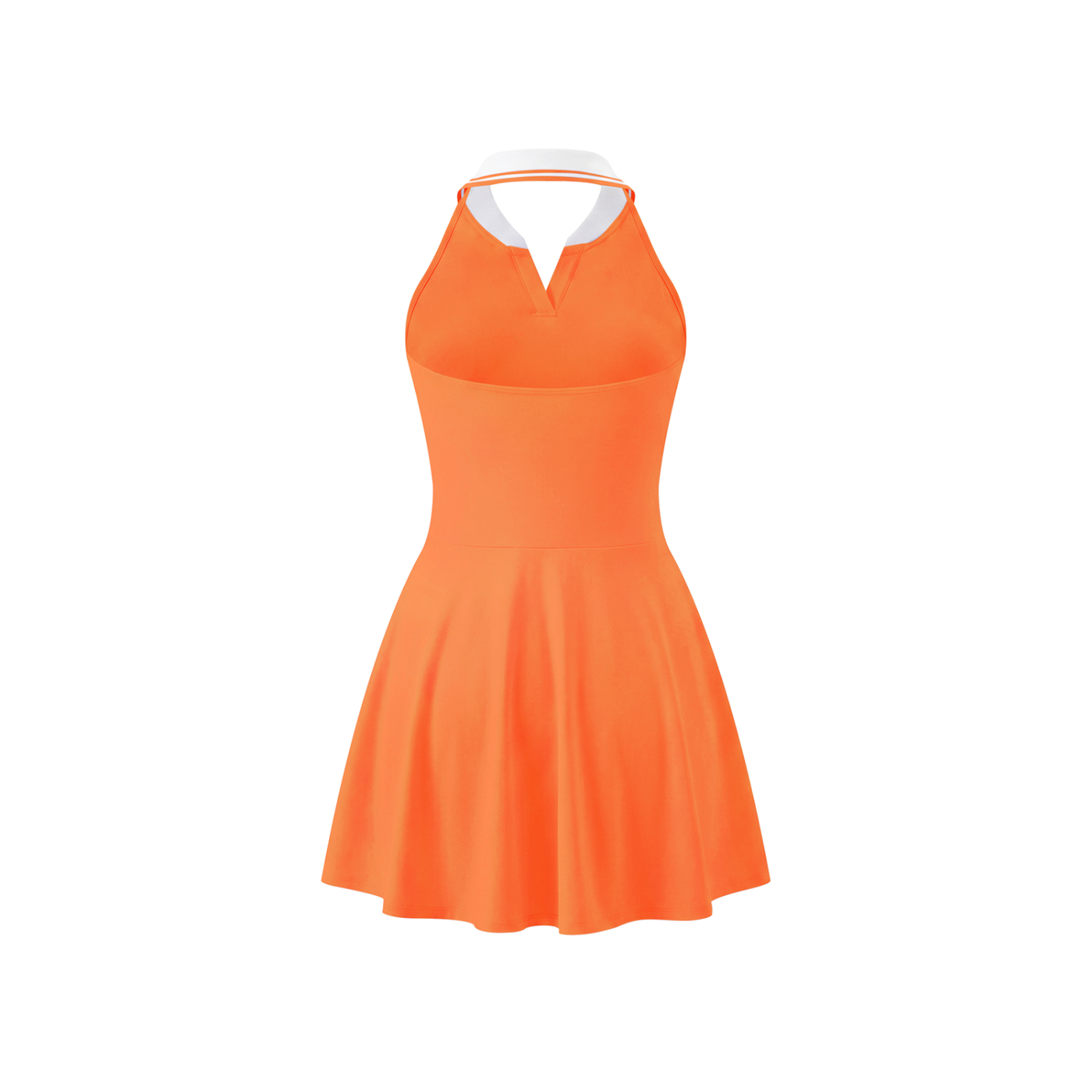 Women's Collared Halter A-Line Tennis Dress