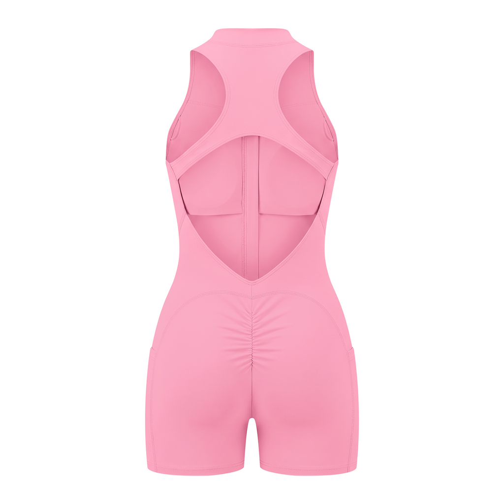 Women’s Quarter-Zip Yoga Romper