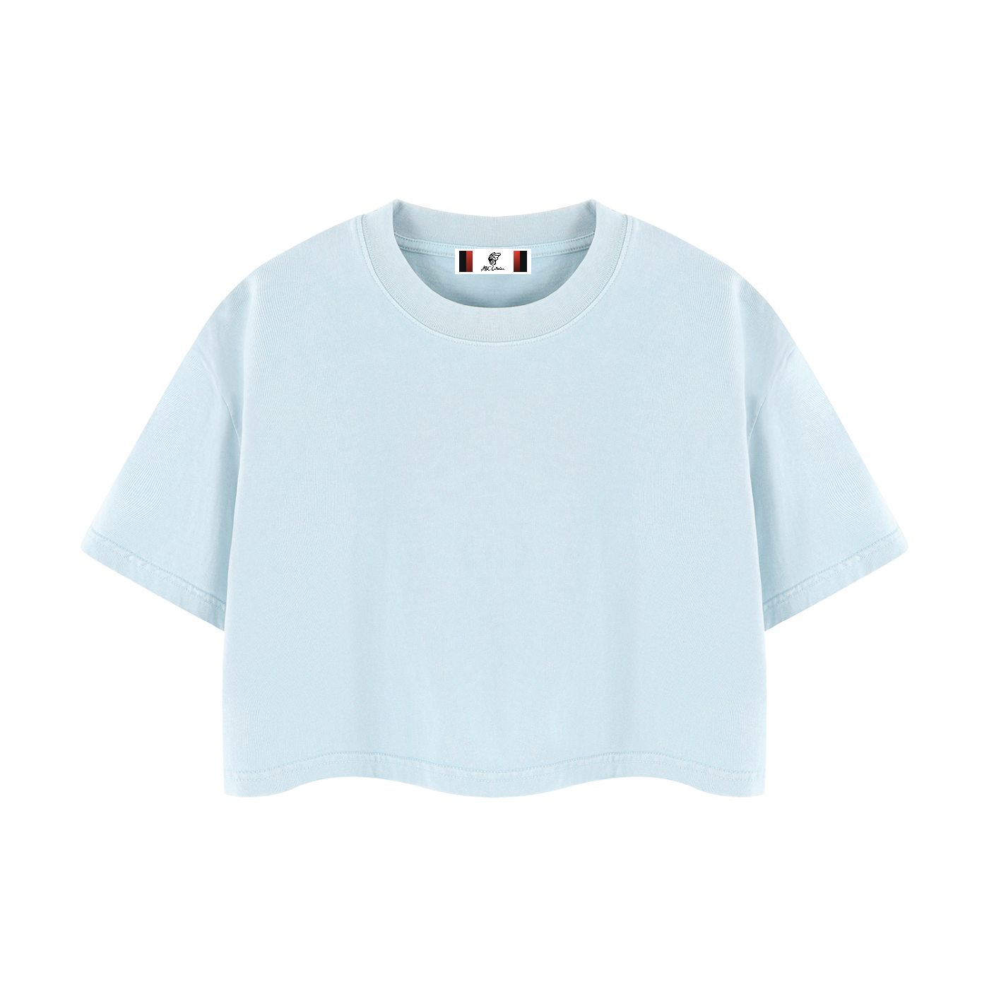 Women's Mineral Wash Cotton Crop T-Shirt