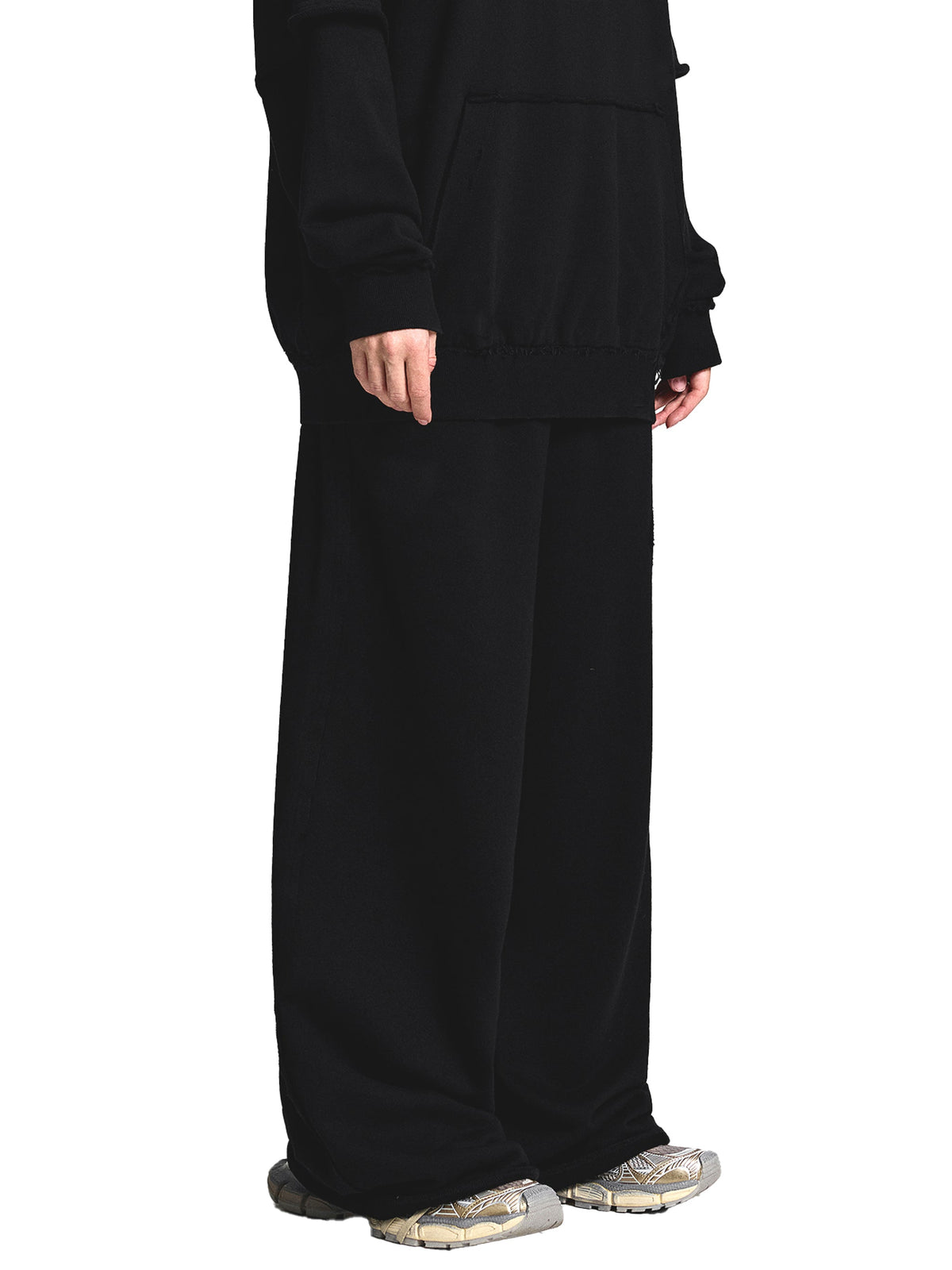 Snow Washed Raw Edge Sweatpants