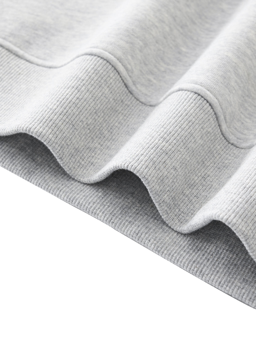 Essential Fleece Mock-Neck Crew Sweatshirt