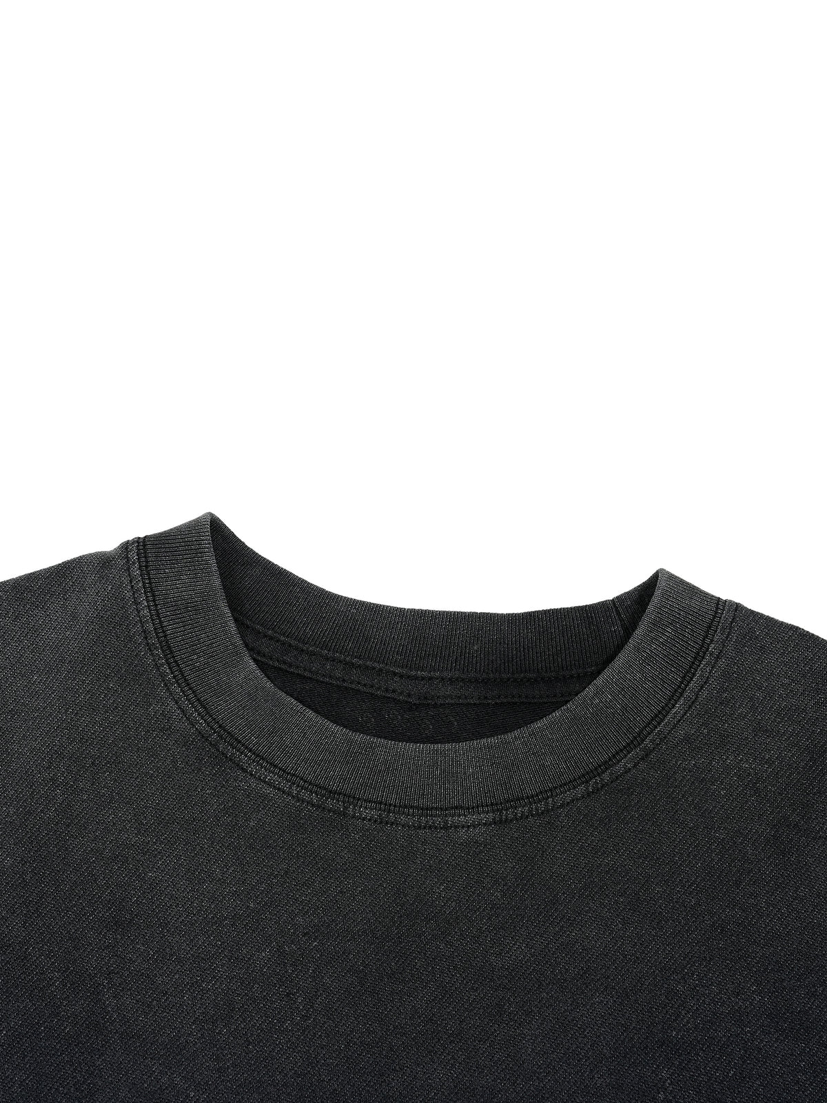 Vintage Wash Boxy Distressed Hem T-Shirt