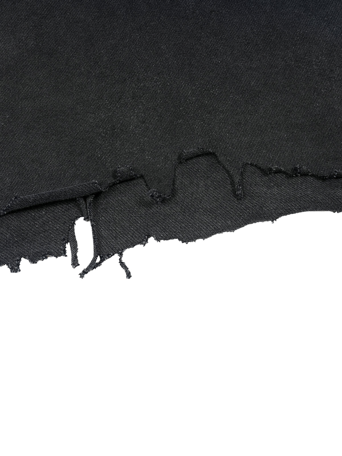Vintage Wash Boxy Distressed Hem T-Shirt