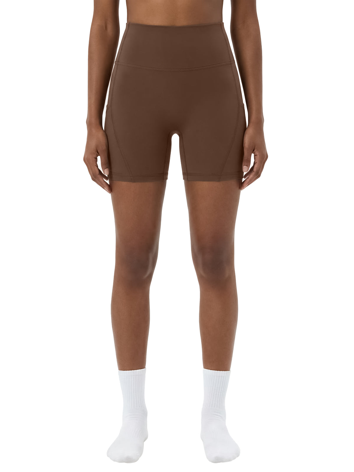 Women's High-Waisted Pocket Biker Shorts