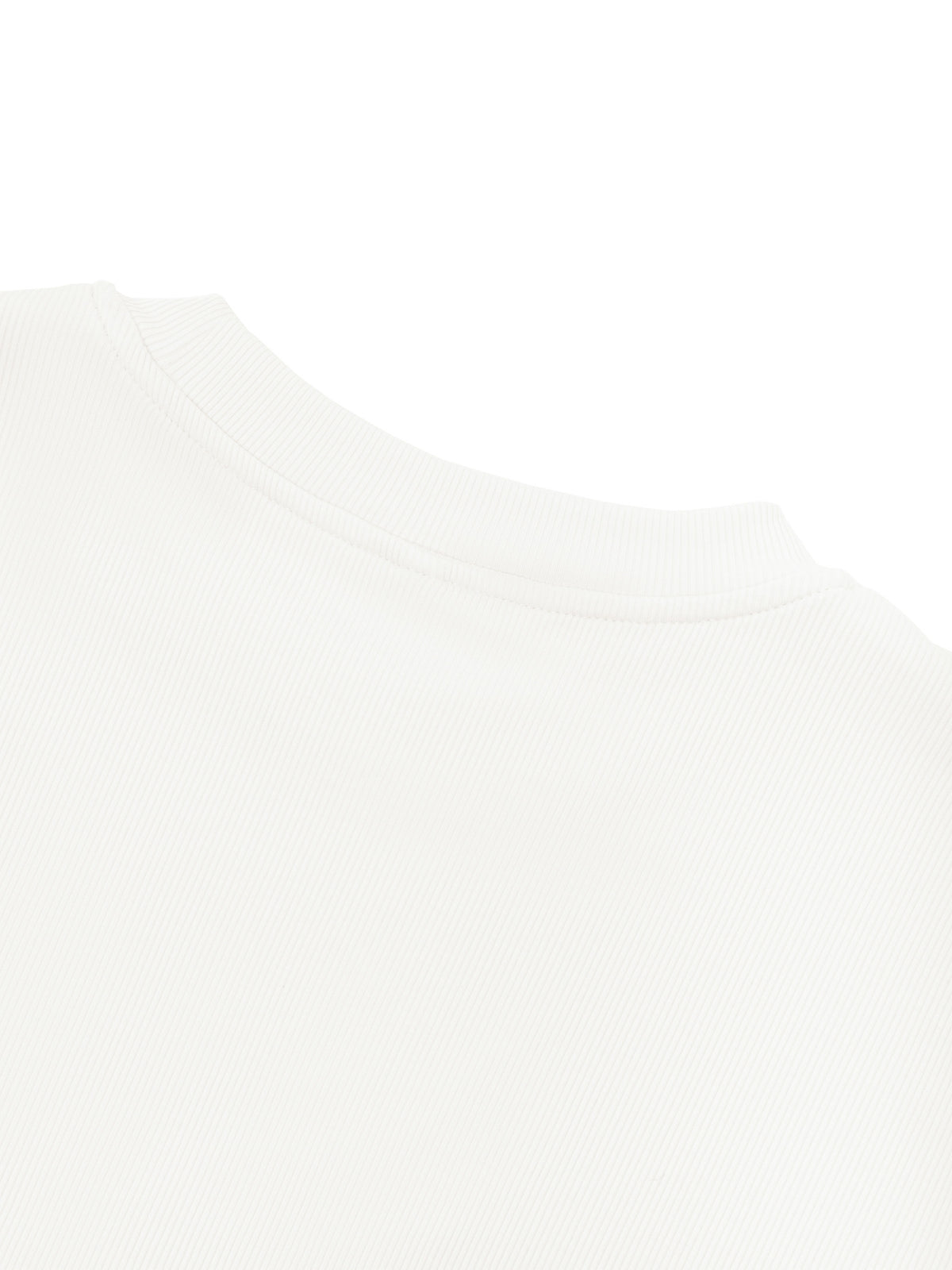 Women's Slim Ribbed Crop T-Shirt