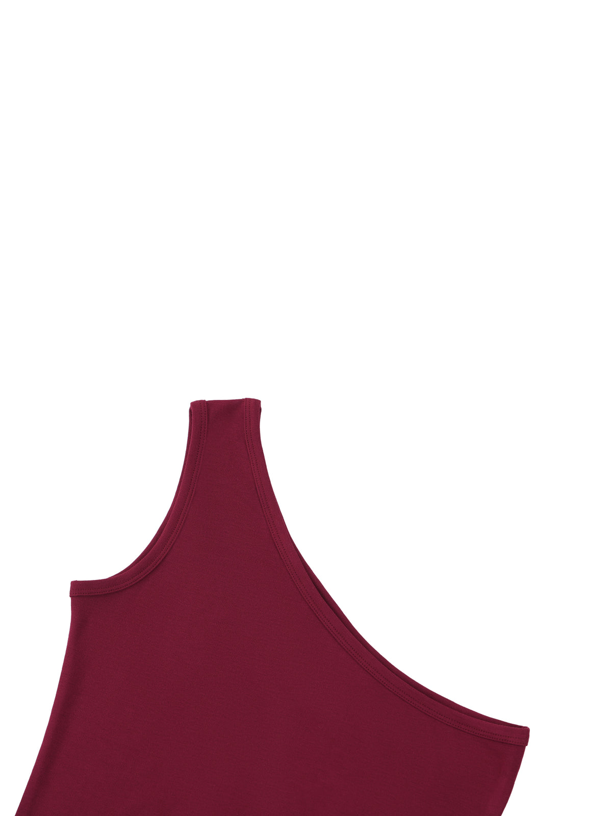 Women's One-Shoulder Crop Tank Top