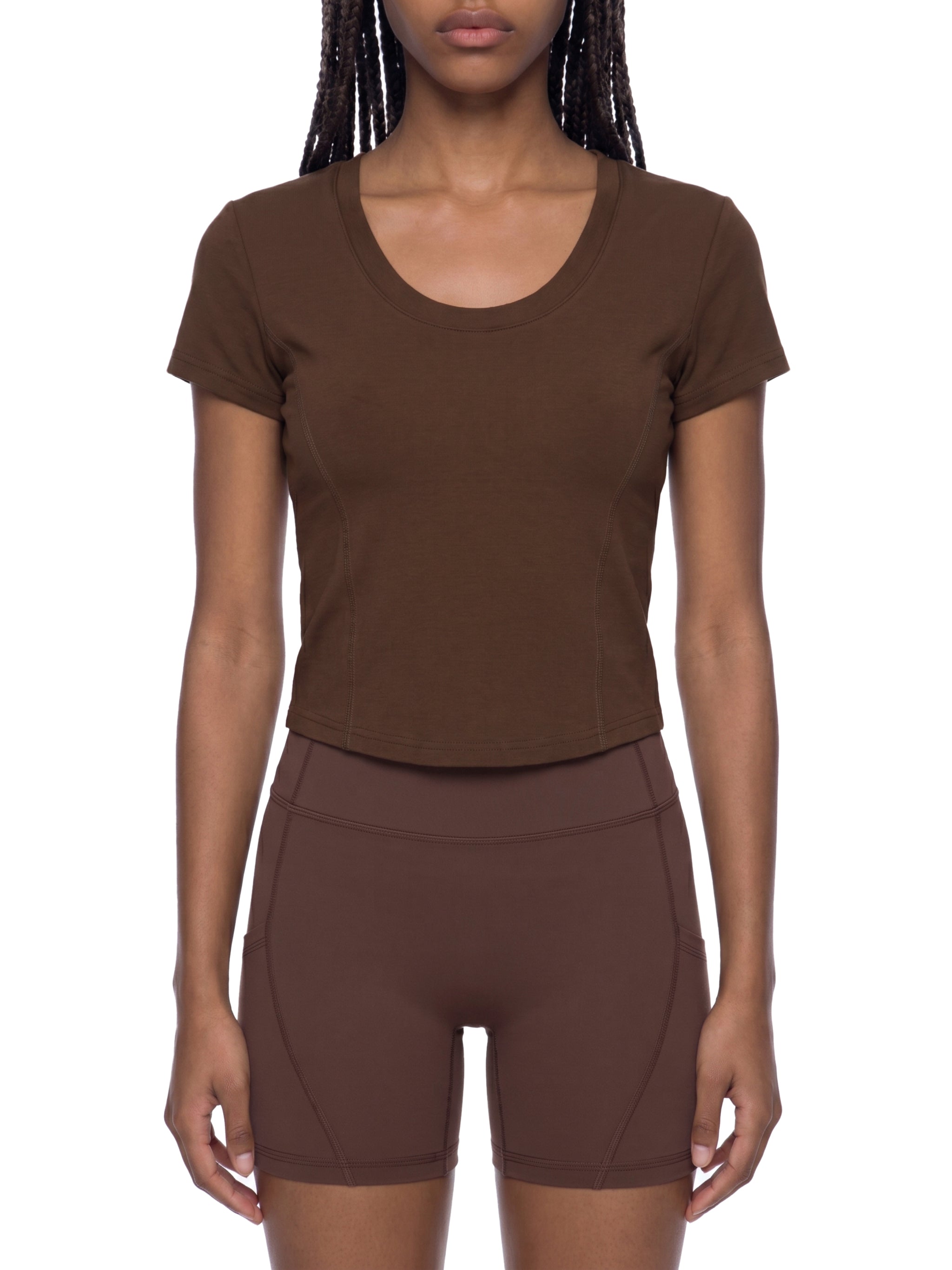 Women's Paneled Crop T-Shirt