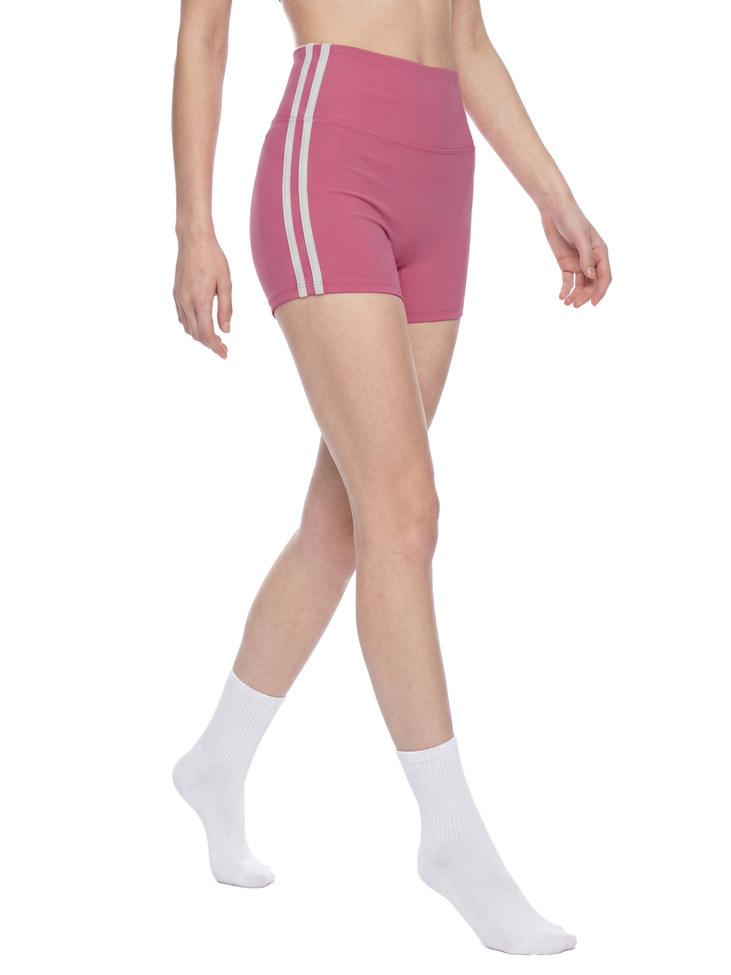 Women’s High-Waist Color Block Yoga Shorts