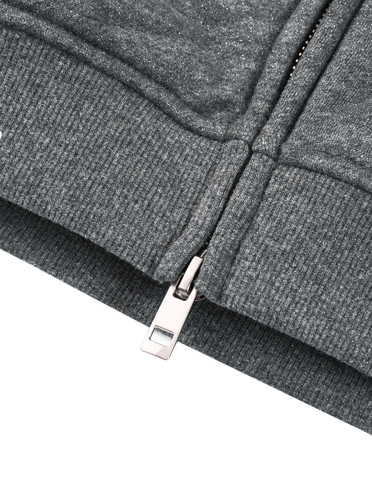 Unisex Sparkles Full Zip Boxy Hoodie