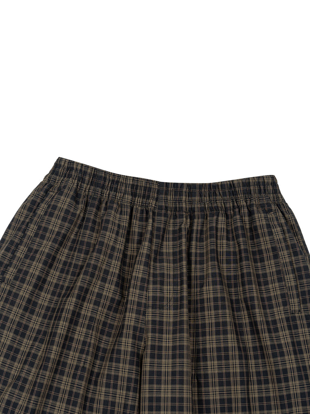 Unisex Plaid Wide Leg Pants