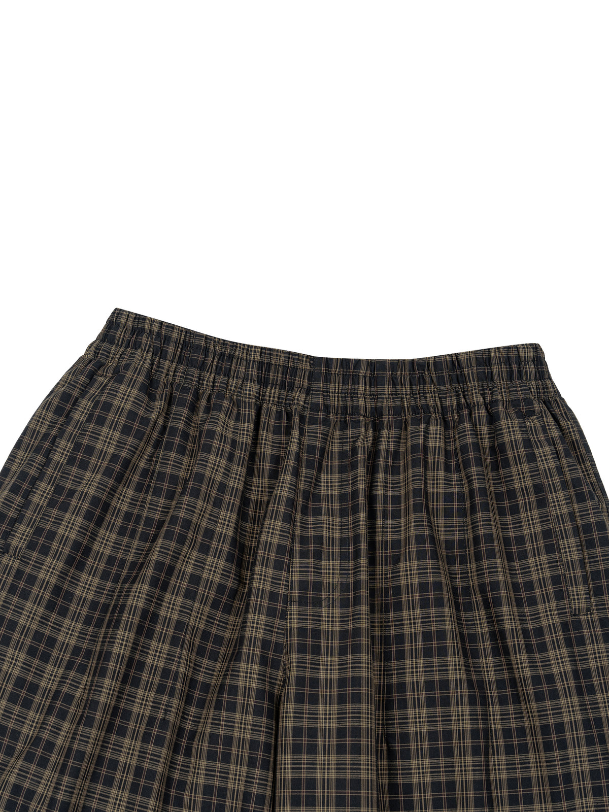 Unisex Plaid Wide Leg Pants