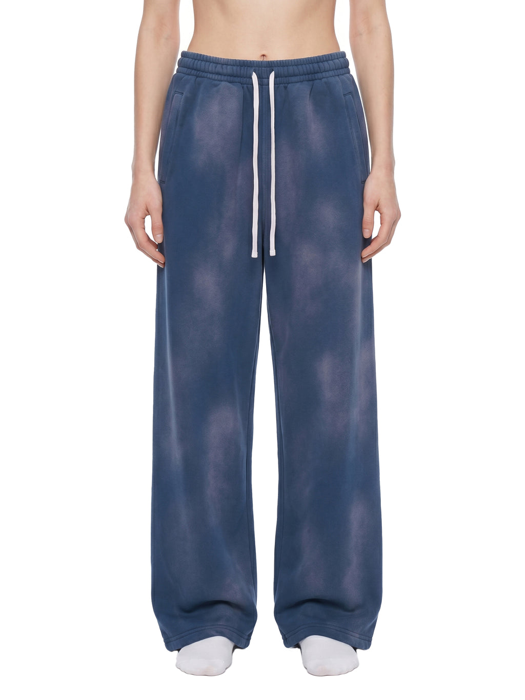 Unisex Sunfade Wide Leg Fleece Sweatpants