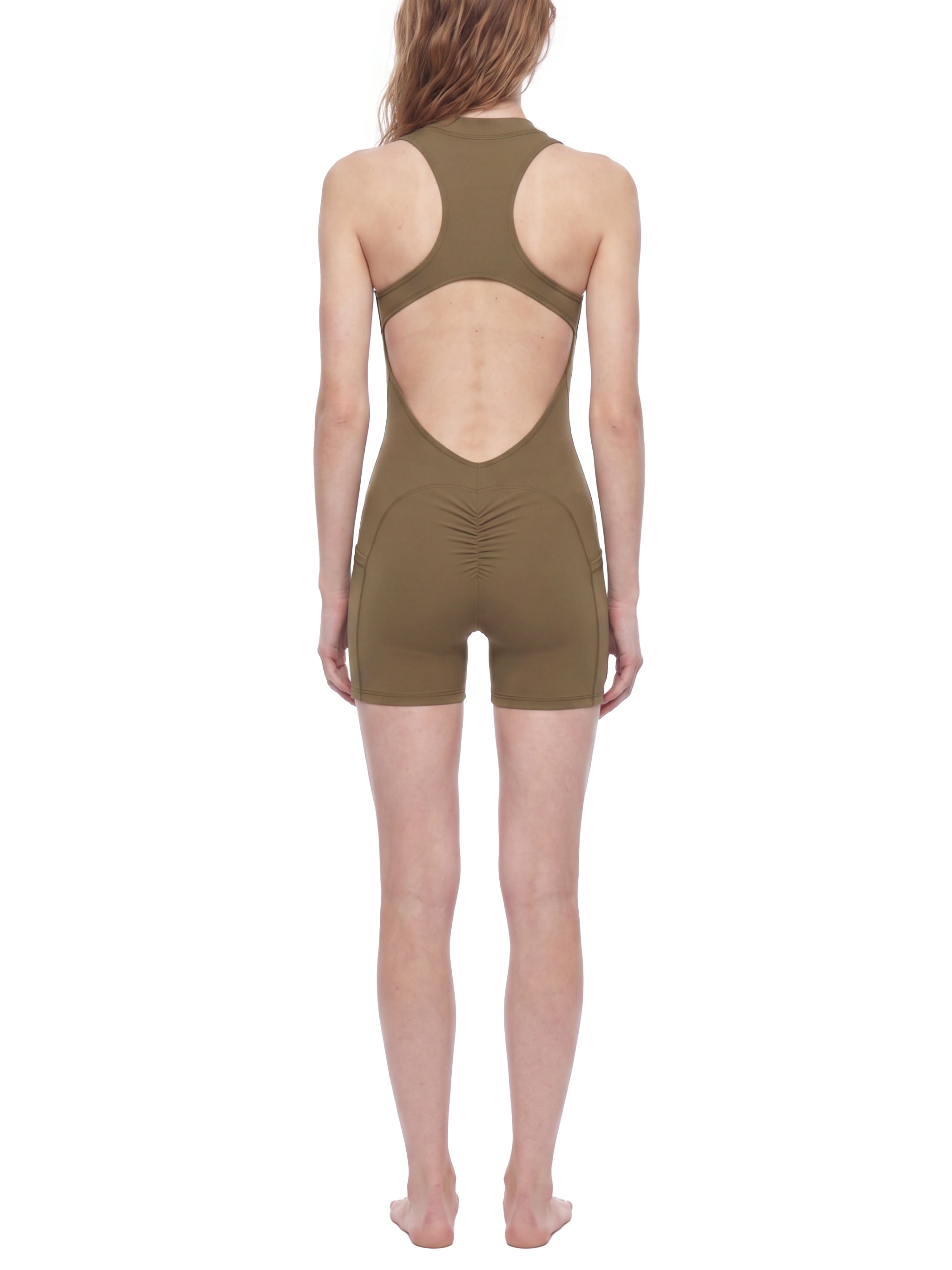 Women’s Quarter-Zip Yoga Romper