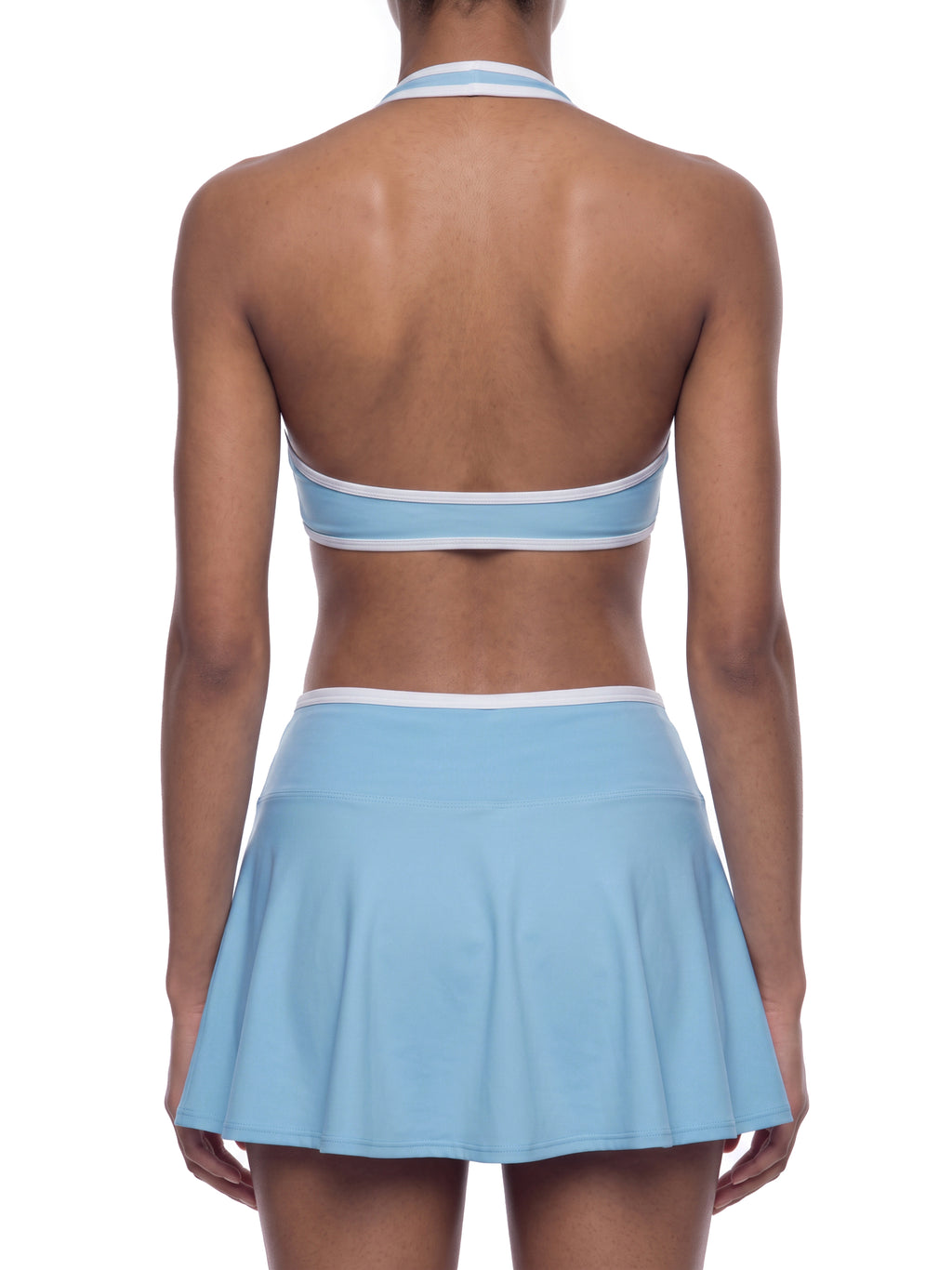 Women's Halter Color Block Yoga Sports Bra